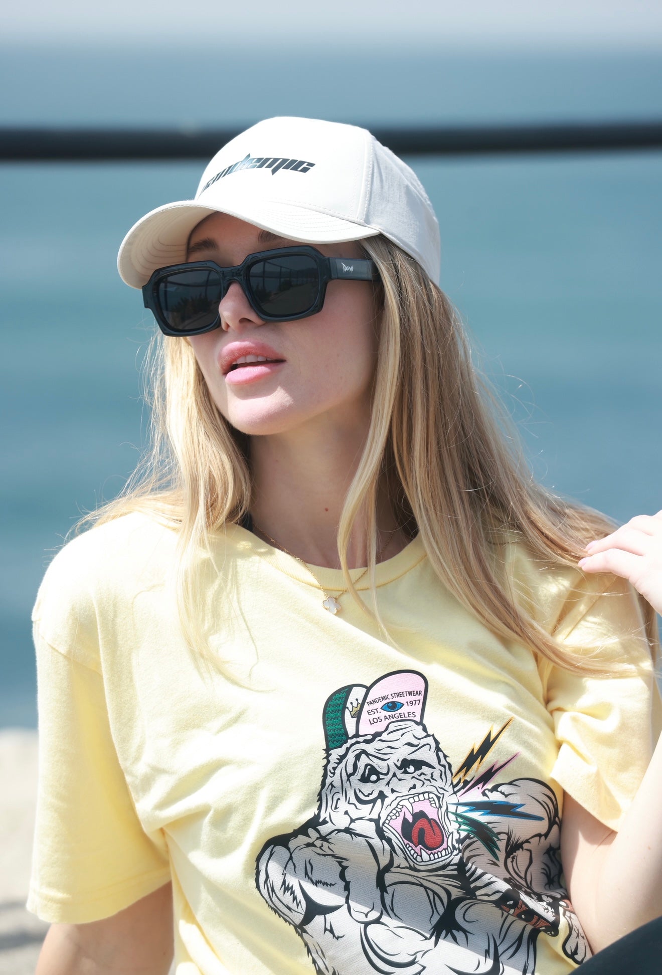 Icon Nylon Cap in Bone