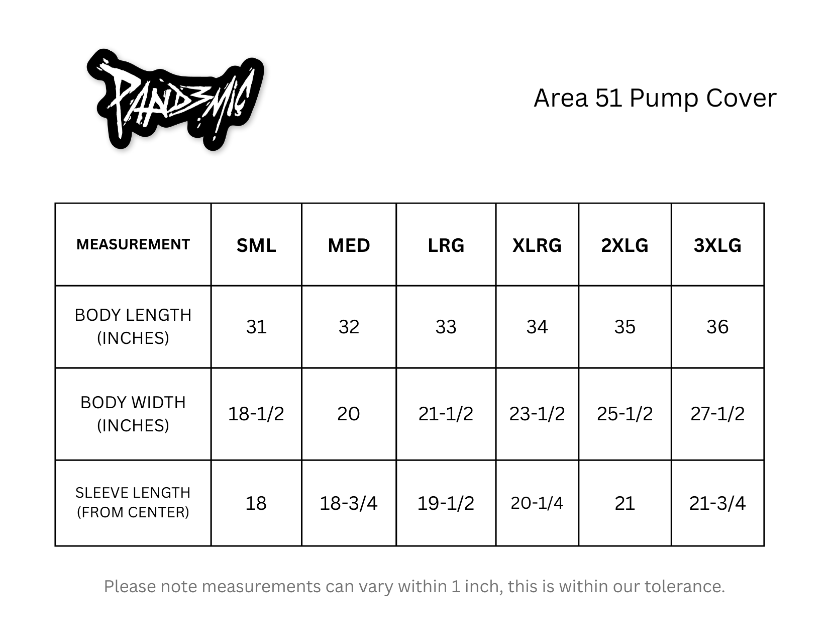Area 51 Pump Cover