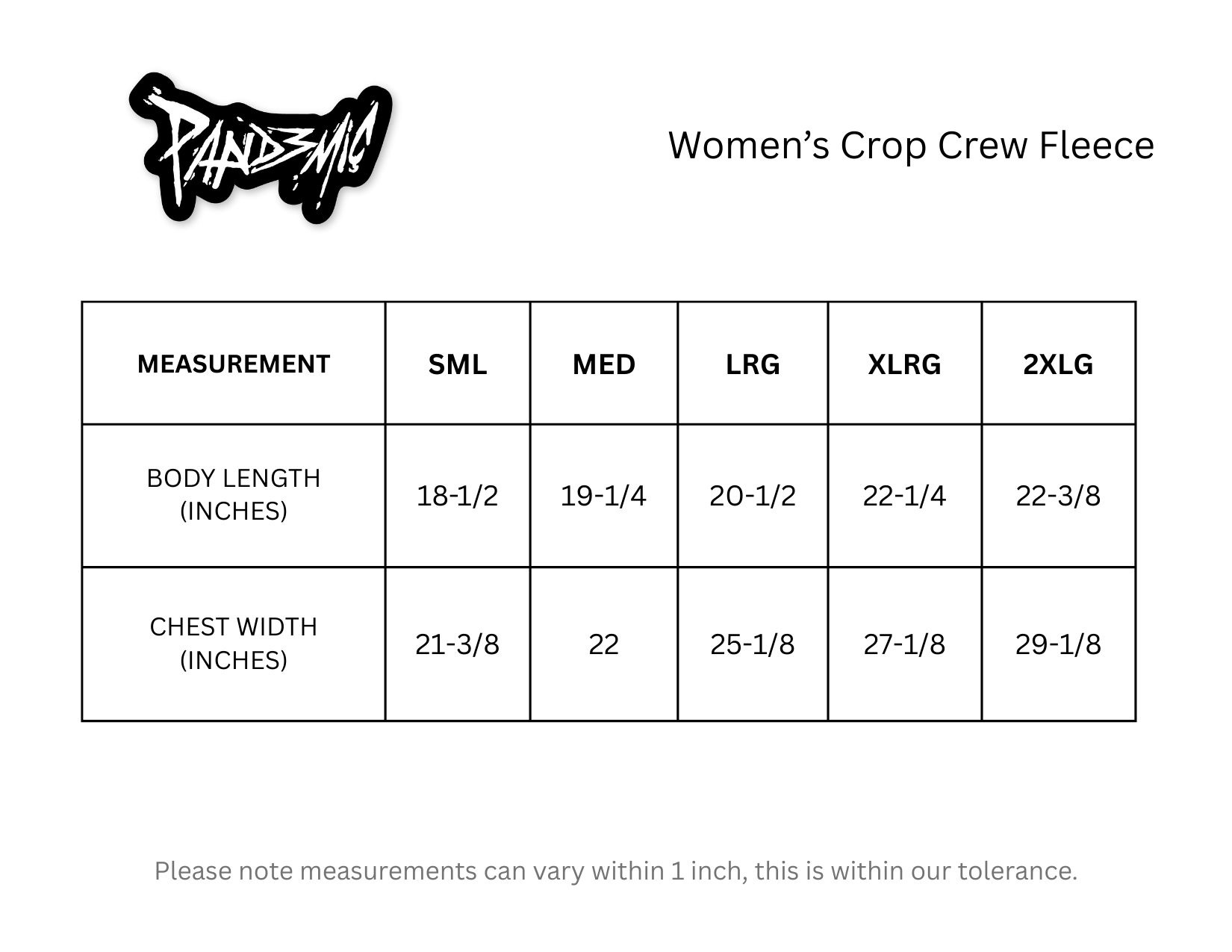 No Limit Crop Crew Fleece in Noir