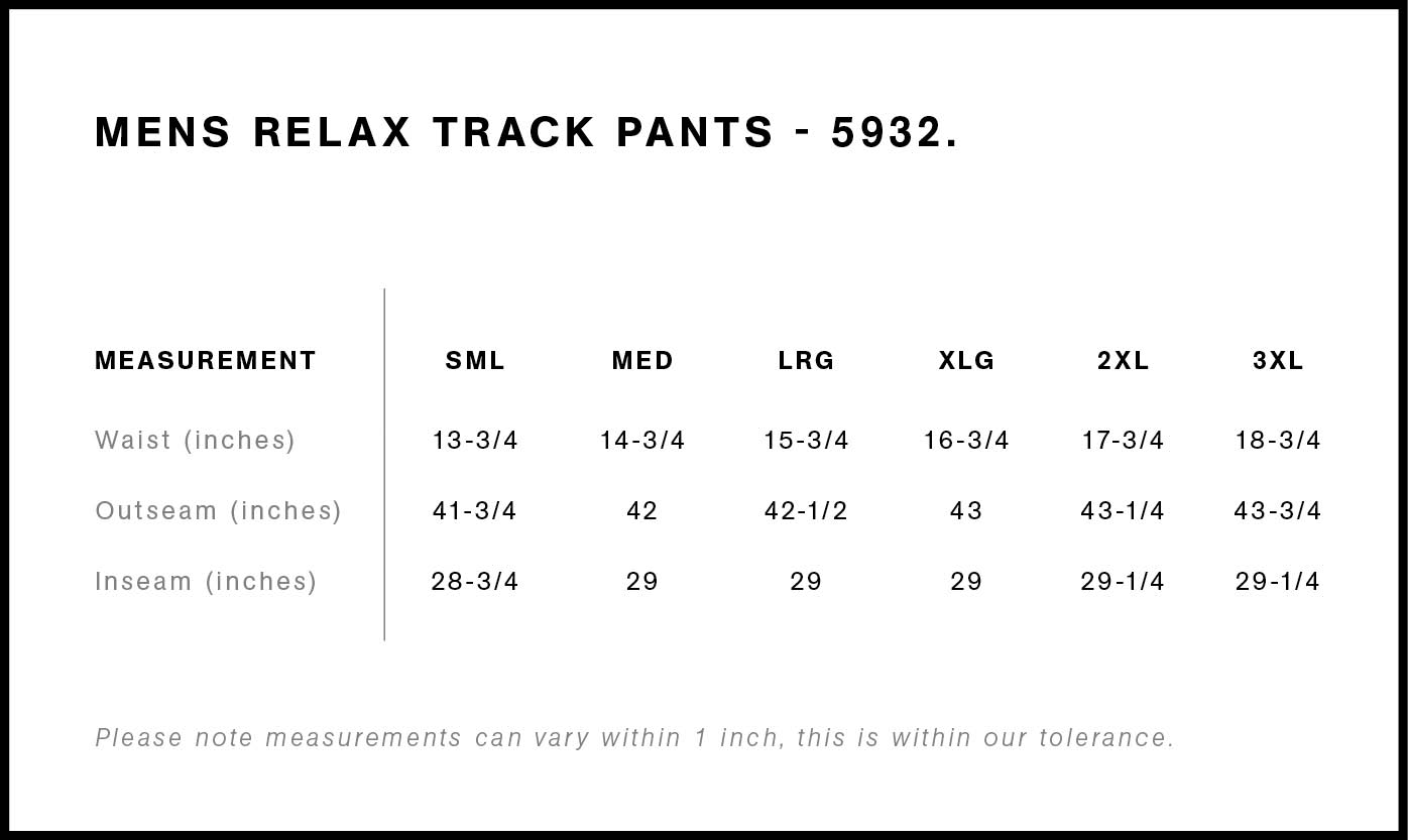 No Limit Relax Track Pants in Noir