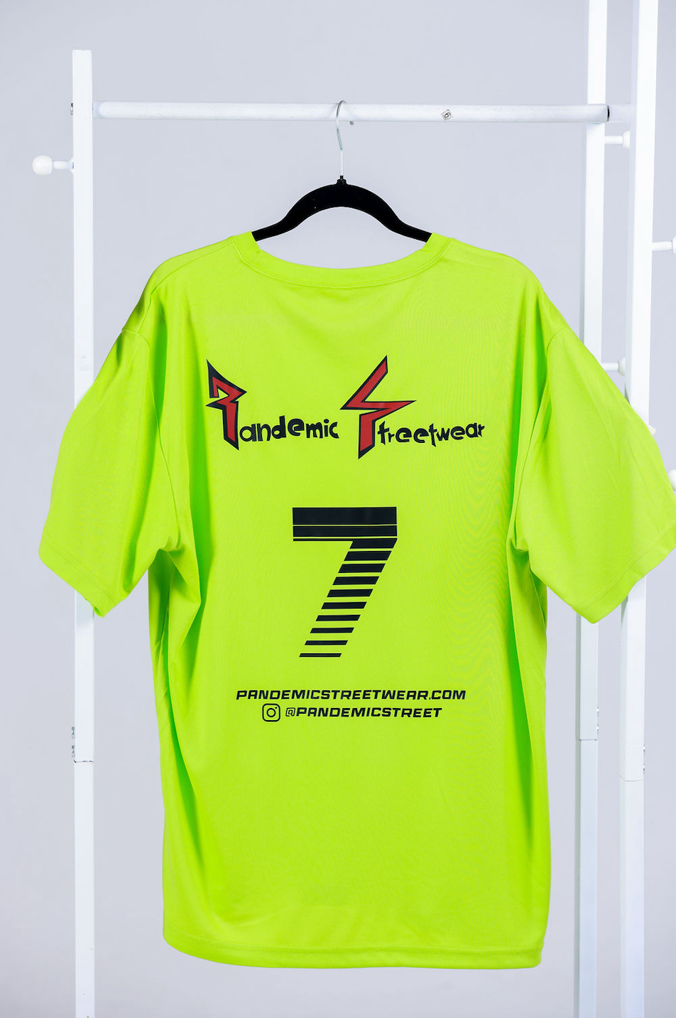 Pandemic FC Tee in Lime Green