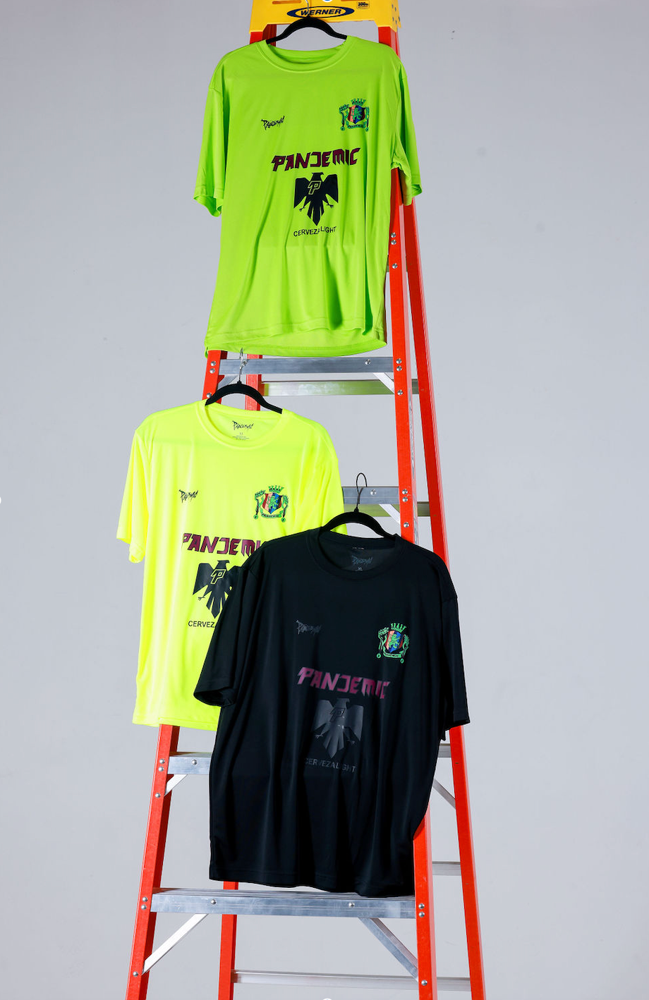 Pandemic FC Tee in Lime Green