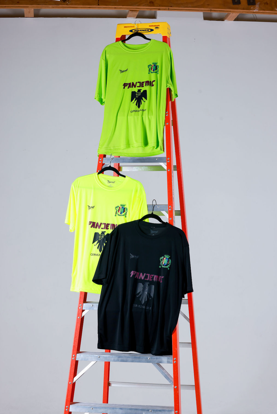 Pandemic FC Tee in Neon Yellow