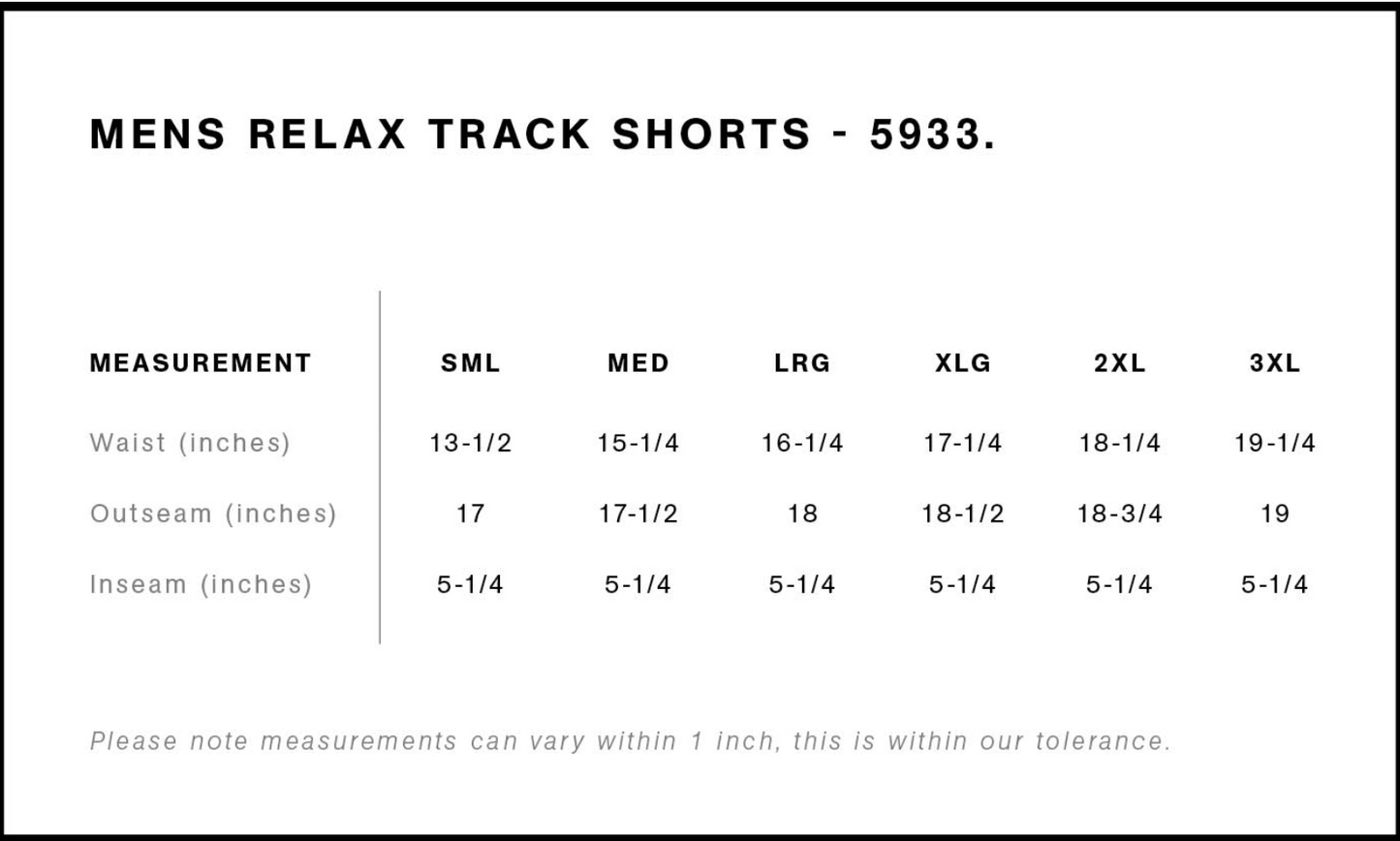 Relax Track Shorts in Noir